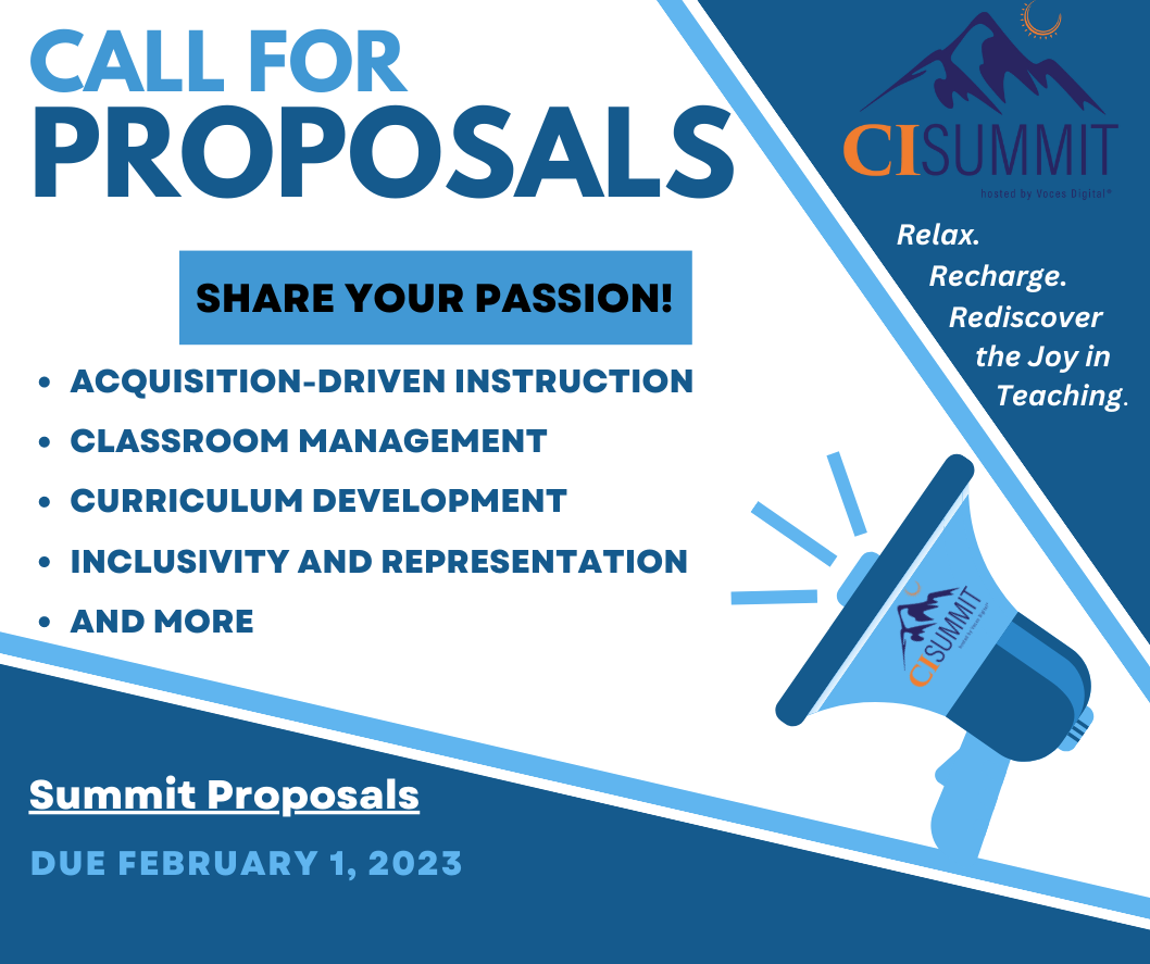 CI Summit call for proposals due February 1st 2023