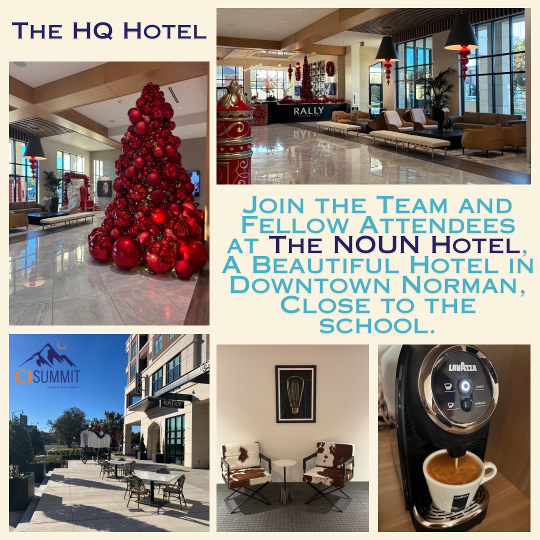 join the team and fellow attendees at the Noun Hotel, a beautiful hotel in downtown Normal, close to the school.